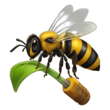 ABEJA CON MARTILLO DE JUEZ sticker