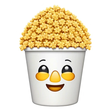 the popcorn bucket emoji but with sunflower seeds instead of popcorn sticker