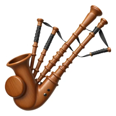 Scottish bagpipes sticker