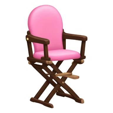 Pink highchair for baby sticker