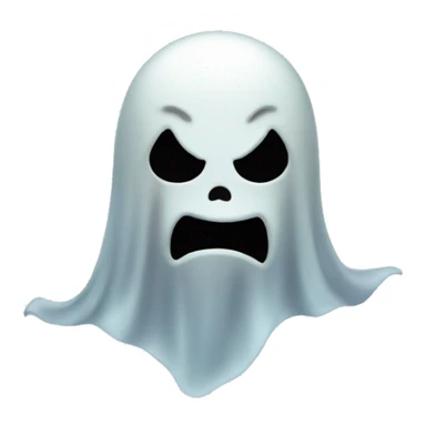 Ghost with bats sticker