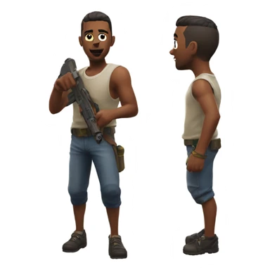 Random guy gaming Fortnite sticker