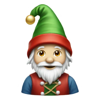 christmas gnome sticker