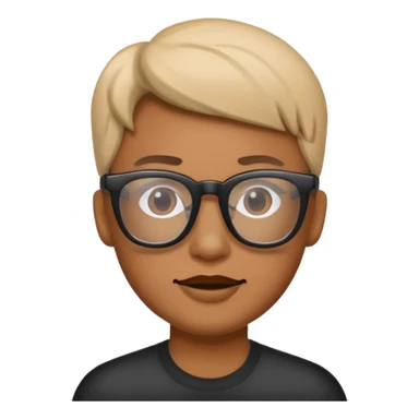 Caca avec lunettes de soleil sticker