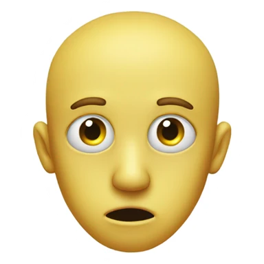 yellow face with twitching eye  sticker