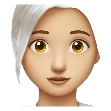 girl-strabismus sticker