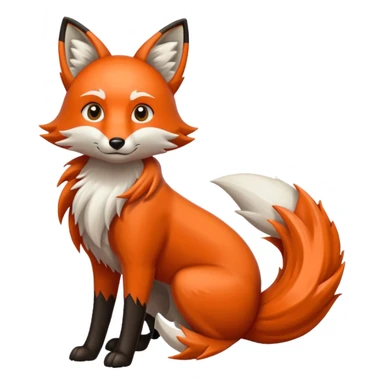 seven tails fox sticker