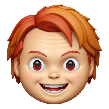 Un emojin de chuky sticker