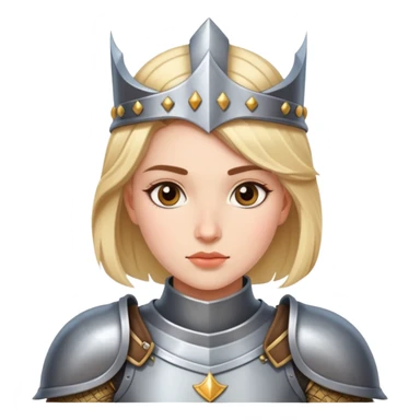 female knight, warrior, beatifull, princess sticker