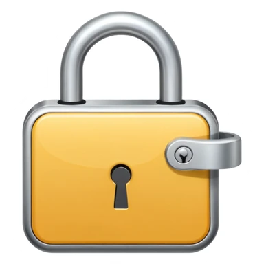 flat white locked lock icon sticker