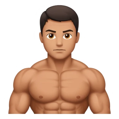 uomo muscoloso sticker