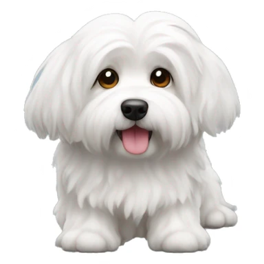 Coton de tulear dog sticker