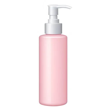 Light pink lotion bottle sticker