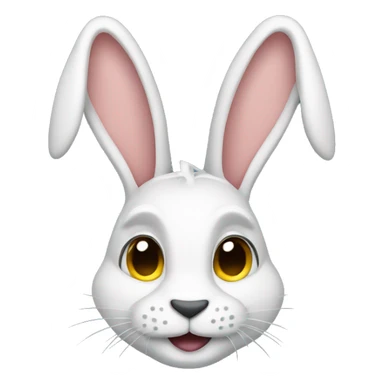 Jack rabbit holding an iPad  sticker