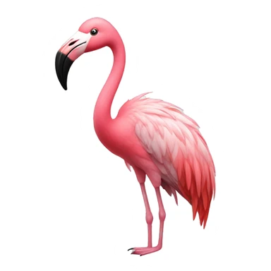 flamingo with too-too sticker