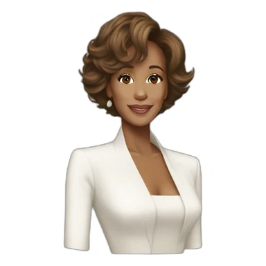 Whitney houston sticker