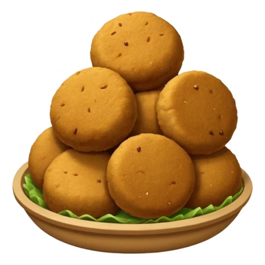 falafel pile sticker