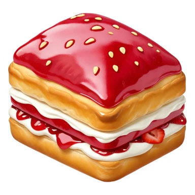 Strawberry Glaze Pastries
 sticker