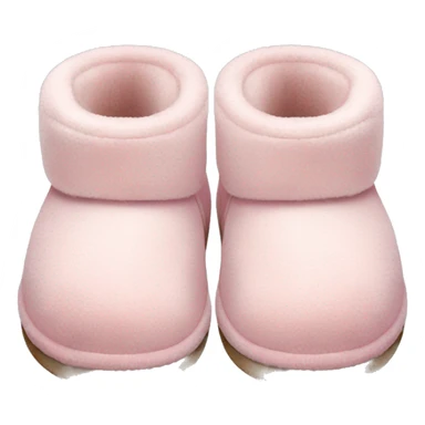 light pink uggs slippers sticker
