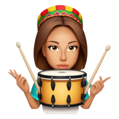 Festive Drummer sticker