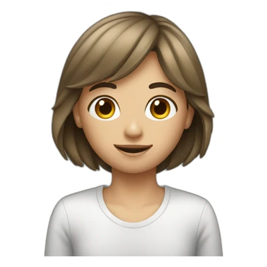 Fille sur un homme sticker