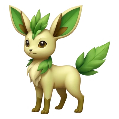 Grass-type Fakémon-Leafeon full body sticker