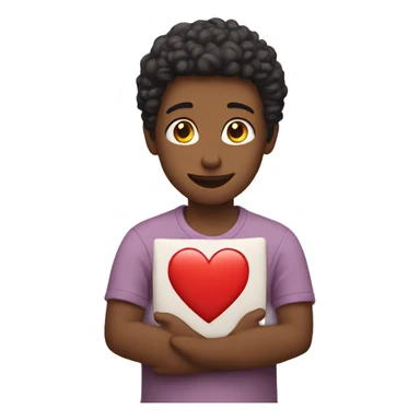 choose with a heart in hands sticker