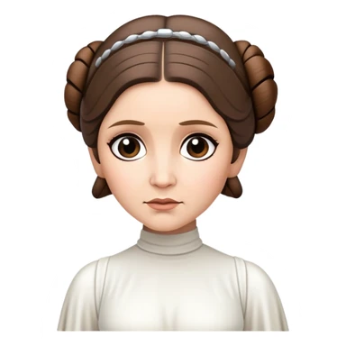 Princess Leia from Star Wars sticker