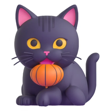 cat mewing sticker