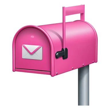 pink unified mailbox sticker