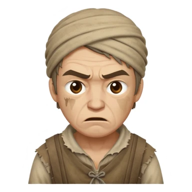 Poor poopy peasant sticker