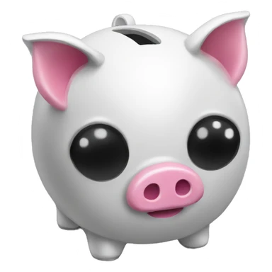 alien piggy bank sticker