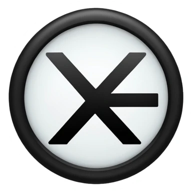 A circle with a Black and white tick in it sticker