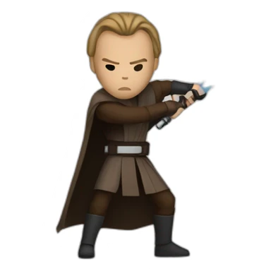 Star wars jedi kills clone sticker