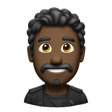 Pulgar arriba negro sticker