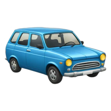 Voiture sur la mer sticker