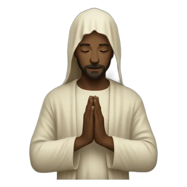 pagan praying sticker