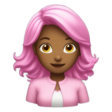 girl saying thank you sticker