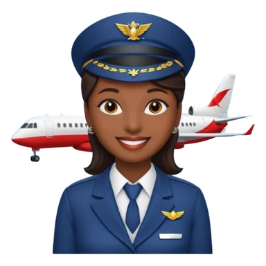 flight attendant sticker