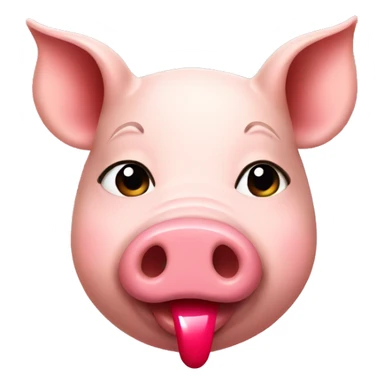 pig with lipstick  sticker