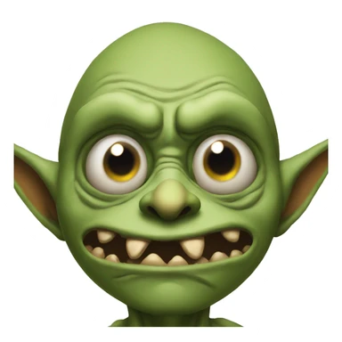 A goblin with one eyeball sticker
