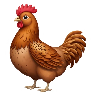 Cinnamon Queen hen sticker