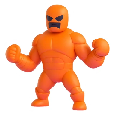 The Thing Marvel character orange rocky superhero sticker