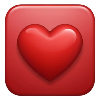 dark red heart sticker