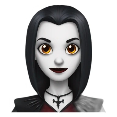 goth vampire sticker