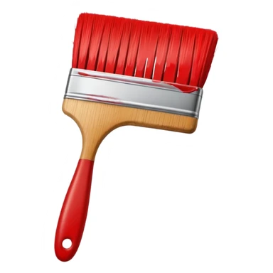 paint brush with paint sticker