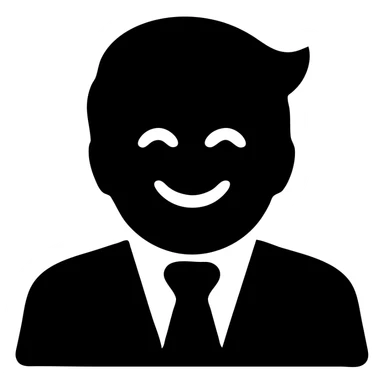 President Trump happy sticker