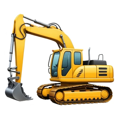 excavator sticker