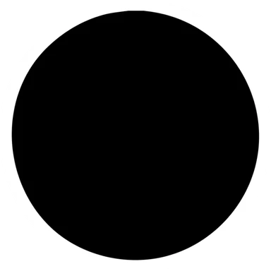 flat blue circle solid filled icon sticker