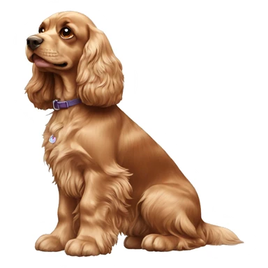 Cocker spaniel sticker